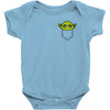 cute yoda pocket Baby Bodysuit