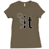 funny sweat Ladies Fitted T-Shirt