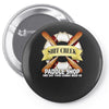 funny  creek paddle shop, ideal gift, birthday present Pin-back button