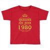 queens are born in 1980 Toddler T-shirt