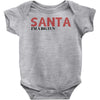 santa i'm a big fun Baby Bodysuit