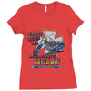ride free Ladies Fitted T-Shirt