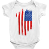 sa distress flag cool american Baby Onesie