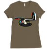 pedestrians vectorized Ladies Fitted T-Shirt
