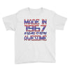 made in 1967 50 years of being awesome Youth Tee