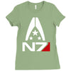 mass effect  alliance n7 logo Ladies Fitted T-Shirt