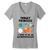 Forget Princess, I Want To Be An Astrophysicist Women's V-Neck T-Shirt