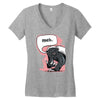 meh says honey badger Women's V-Neck T-Shirt