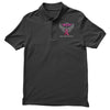 my hero is now my angel breast cancer awareness Polo Shirt