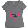 Coming Soon Baby Girl Women's Triblend Scoop T-shirt