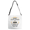 smart good looking cook doesnt get better than this Adjustable Strap Totes