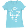 frog Ladies Fitted T-Shirt