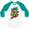 zombie cup 3/4 Sleeve Shirt