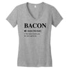 Bacon Noun Women's V-Neck T-Shirt