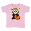 red fox 3 Toddler T-shirt