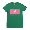 Too Pure To Be Pink Ladies Fitted T-Shirt