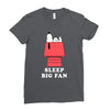 Sleep Big Fan Ladies Fitted T-Shirt