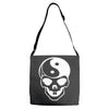 yin yang skull (2) Adjustable Strap Totes