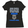 police officers dad Ladies Fitted T-Shirt