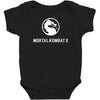 mortal kombat x dragon game logo Baby Bodysuit