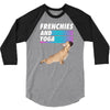 frenchies and yoga 3/4 Sleeve Shirt