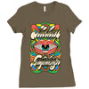 modern grafikdesign Ladies Fitted T-Shirt