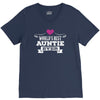 Worlds Best Auntie Ever V-Neck Tee