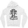 sorry this girl is already taken by a super sexy july boyfriend Zipper Hoodie