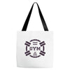 train hard Tote Bags
