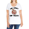mo money mo pizzas 1 Ladies Curvy T-Shirt