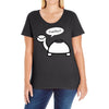 mine turtle Ladies Curvy T-Shirt