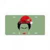 frida kahlo christmas License Plate