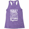 This Girl Is Taken By A Super Sexy September Boyfriend Racerback Tank