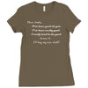 dear santa i'll buy my own stuff Ladies Fitted T-Shirt