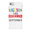 legends are born september iPhone 7 Case