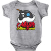 mister atom bomb Baby Bodysuit