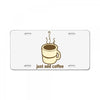 funny retro coffee License Plate