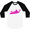kayak chick 3/4 Sleeve Shirt