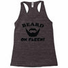 mens beard Racerback Tank