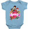 paw patrol birthday girl Baby Bodysuit