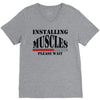 installing muscles V-Neck Tee
