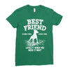 Best Friend Doberman Ladies Fitted T-Shirt