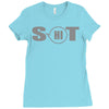 s says hi to shirt Ladies Fitted T-Shirt