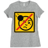 not the face Ladies Fitted T-Shirt