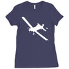 decal cal fire airplan Ladies Fitted T-Shirt