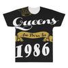 queens are born in 1986 All Over Men's T-shirt