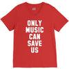 only music can save us V-Neck Tee