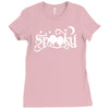 halloween spooky Ladies Fitted T-Shirt