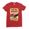 sell midget ideal christmas gift or present Ladies Fitted T-Shirt