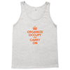 occupy wall street t shirt 99% organize carry on anti corporate greed Tank Top